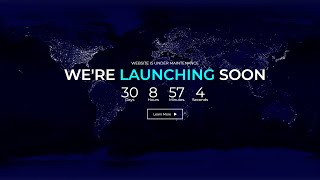 Coming Soon Page with Countdown Timer in JavaScript | 30 JavaScript Projects in 30 Days | Day # 5