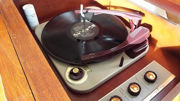 Webcor Musical Cornet 33.3 RPM demo