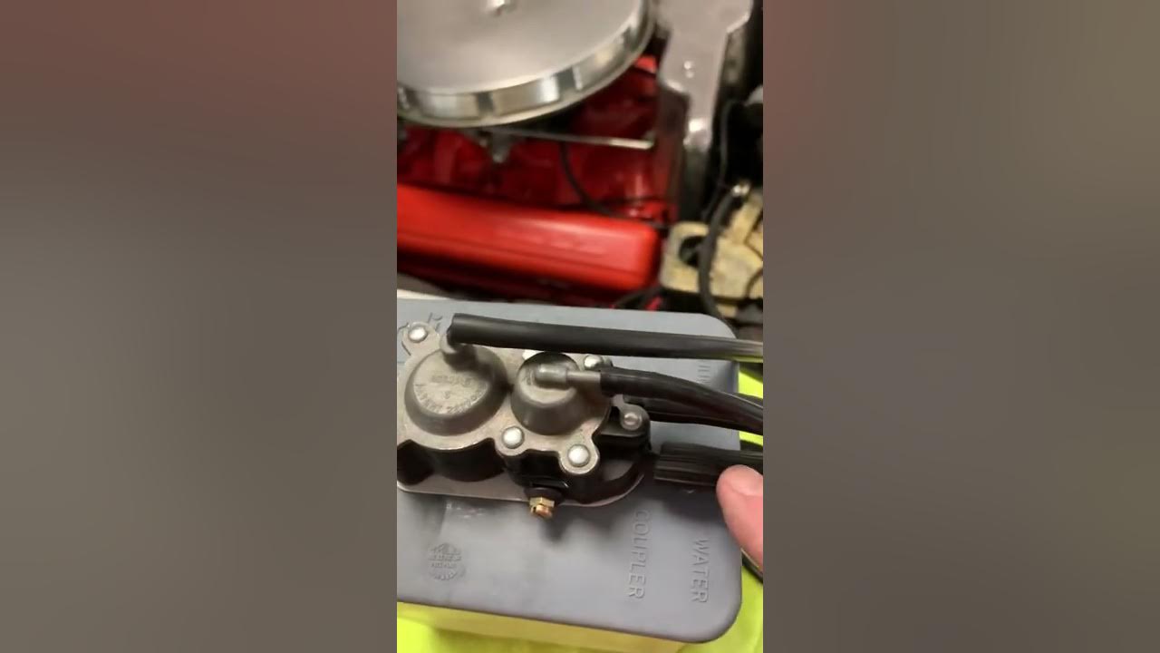 1958-1962 Corvette Windshield Washer Pump Hose Routing and Connection