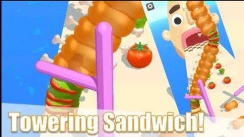 Sandwich Run next Level from 65 t0 70 Gameplay ios Android videos first  upload@Gaming and Gamers.
