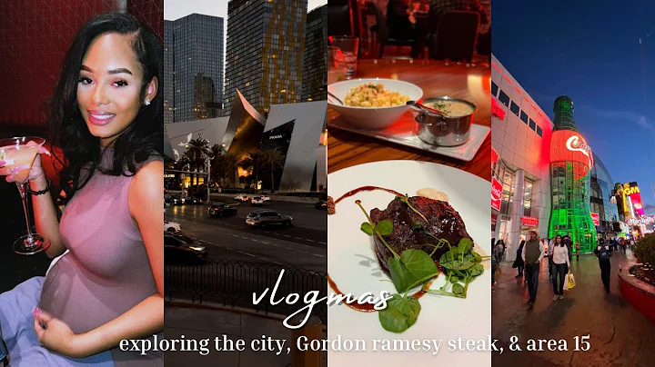 vlogmas: exploring the Vegas strip, gordon ramesys...