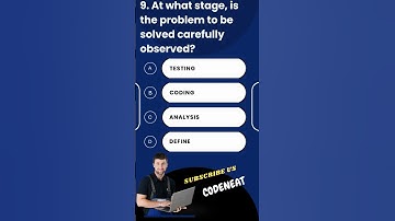 Computer Science Class 9th Chapter 1 Short9 | Question Answers MCQs Short Video