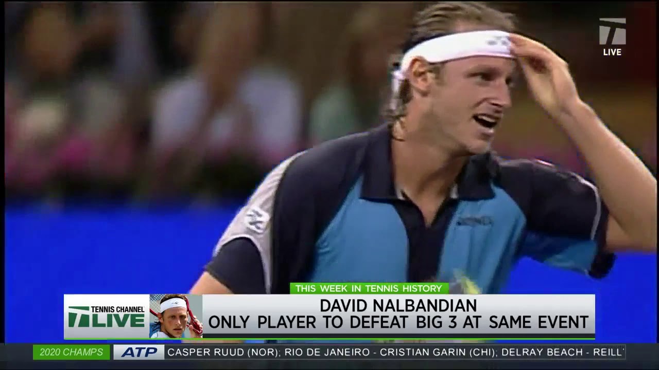 Tennis Channel Live David Nalbandian Defeating the Big 3
