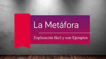 ¿Cómo identificar una metáfora?