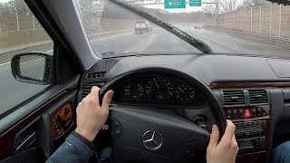 2001 Mercedes Benz E430 - Rainy POV Test Drive by Tedward (Binaural Audio)