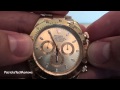 Rolex Replica Daytona Oyster Perpetual "18k gold" superlative chronograph officially certified