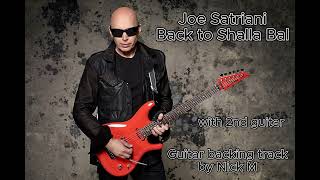 Joe Satriani Back to Shalla Bal 2nd guitar backing track by Nick M