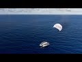 Partners  skysails  towing a vessel with a kite