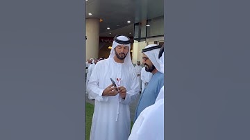 Sheikh Mohammed Bin Rashid Al Maktoum Simplicity Dubai World Cup #faz3 #fazza #shorts #sheikhhamdan