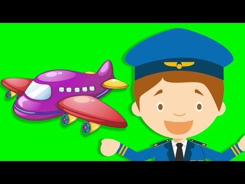 Ben Pilotum Uçak Uçururum - Meslekleri Öğreten Çocuk Şarkısı