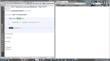 JavaScript Dersleri #7   Değişken Kullanan Fonksiyonlar