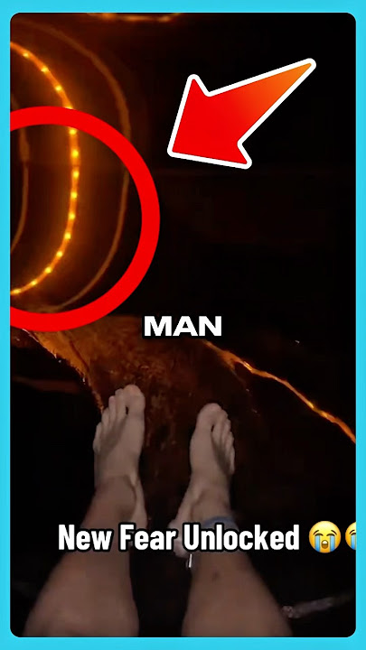 You Won't Believe What This Man Saw At The Water Slide!😱💀 #shorts