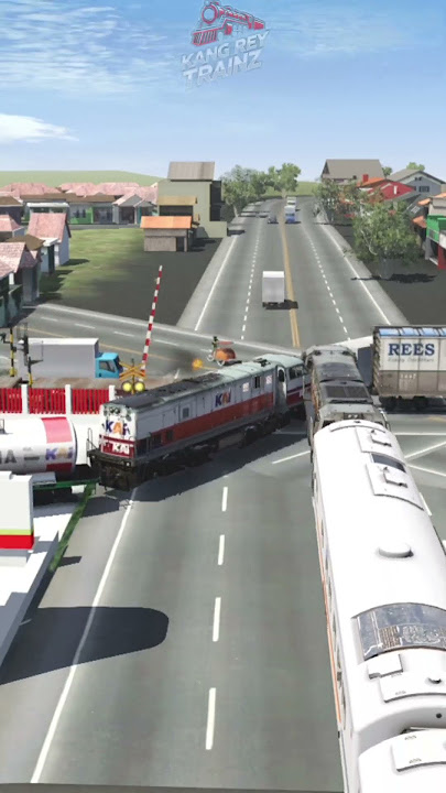Kereta Api Loncat Loncat Di Jalan Raya #keretaapi #train#railway #indianrailways  #automobile