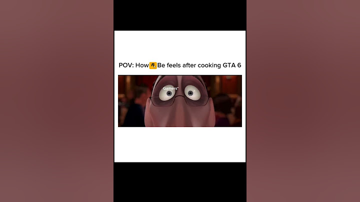 How Rockstar be feeling about cooking GTA 6