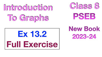 Ex 13.2 Full Exercise | Class 8 | Introduction To Graphs | Chapter 13 | PSEB Maths