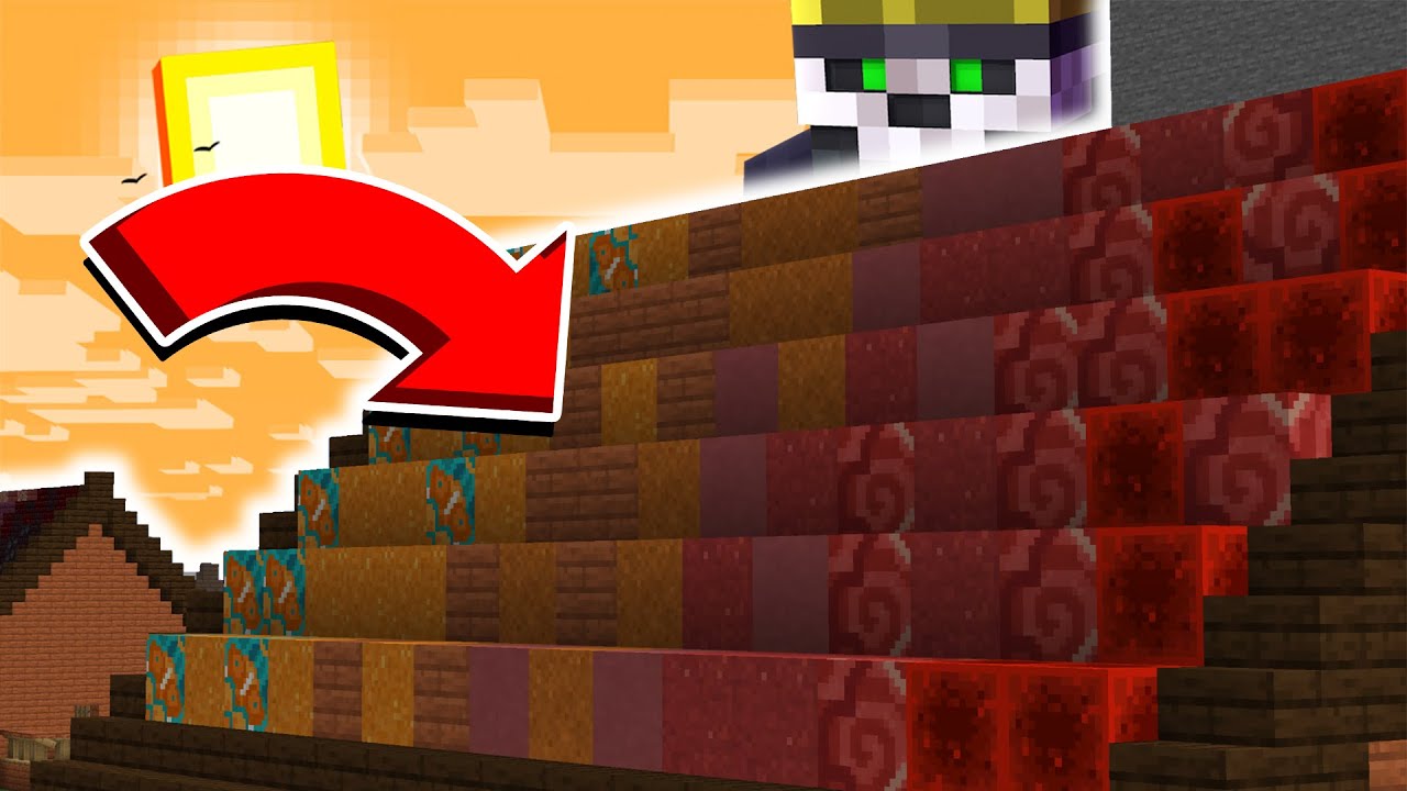 COMO USAR BLOCO DE REDSTONE PARA TEXTURA DE TELHADO NO MINECRAFT - YouTube