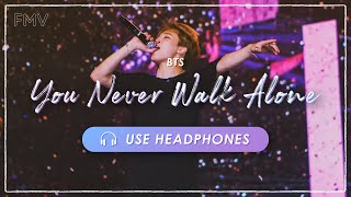 [8D + FMV] BTS - You Never Walk Alone｜CONCERT EFFECT [立体音響 🎧 高音質] 日本語字幕