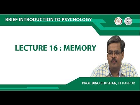 Lecture 16 : Memory