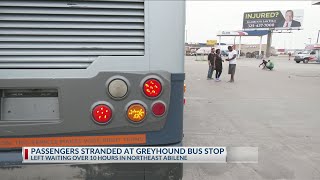 Greyhound passengers say they were stranded without food or water for more than ten hours in northea