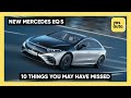 NEW Mercedes-Benz EQS 2022: 10 cool things you may have missed