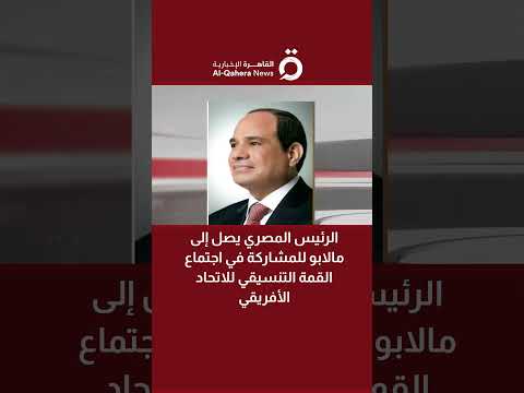 الرئيس المصري يصل إلى مالابو للمشاركة في اجتماع القمة التنسيقي للاتحاد الأفريقي