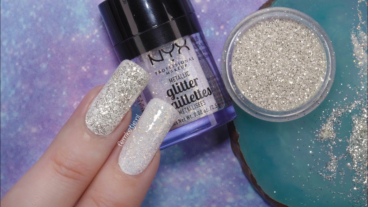 ✨ How To Apply Loose Glitter To Your Nails (Super Easy DIY Technique) -  femketjeNL 