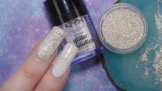 ✨ How To Apply Loose Glitter To Your Nails (Super Easy DIY Technique)  femketjeNL