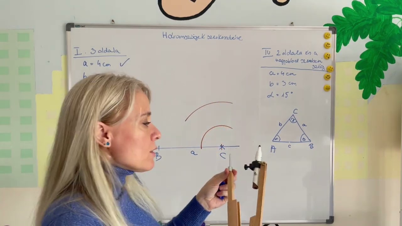 Háromszögek szerkesztése (6. osztály)