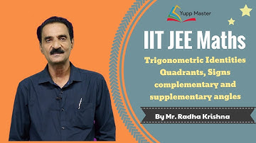 Trigonometric Identities | IIT JEE Maths | Class 11 | Mr. Radha Krishna