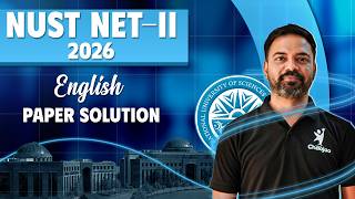 NUST NET-II English 2026 | Paper Solution & MCQs Explained