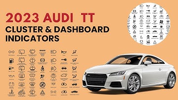Audi TT 2023 Cluster & Dashboard Warning indicators User Manual