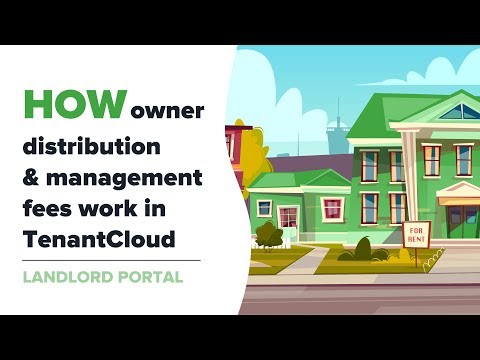 How owner distribution & management fees work in TenantCloud (Landlord Portal)