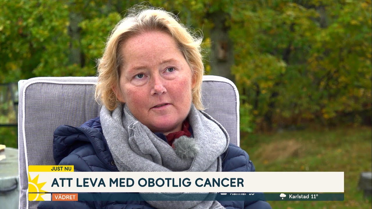 Anna lever med obotlig cancer: ”Evig berg- och dalbana” - Nyhetsmorgon (TV4)