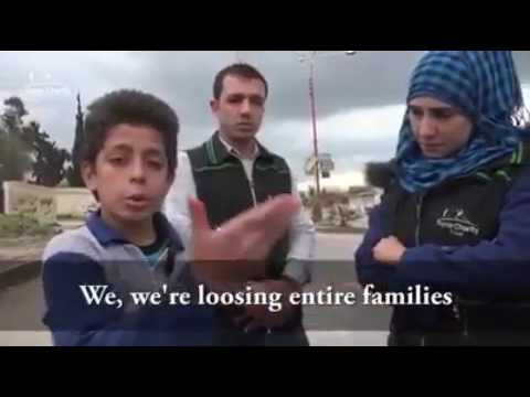 Syrian child's message heart touching -  Syria charity