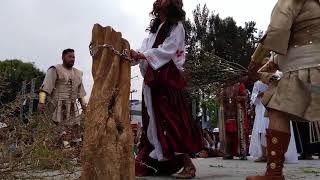 Viernes Santo Iztapalapa 2018 Jesús es azotado