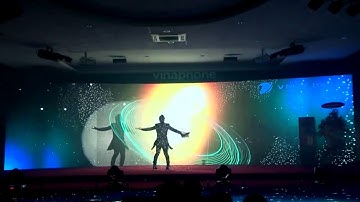 Ảo Thuật Tương Tác Led | 21 Năm Vinaphone| Ảo Thuật Gia Tiến Đạt