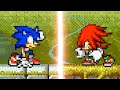 Sonic vs knuckles  sprite animation