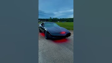 Thumbnail of KITT’s scanner swoosh and turbine in action.     #knightrider #kitt #k2000  #tvshow #retro #vintage