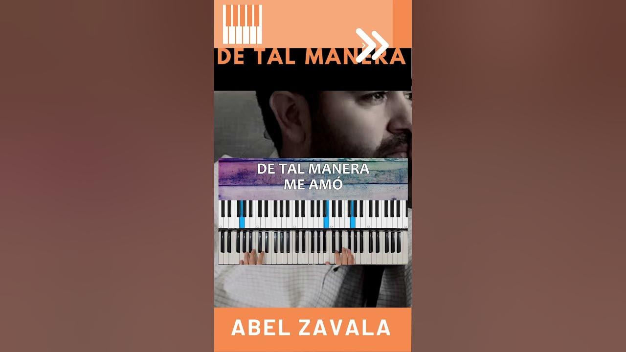#Shorts Cover Piano De Tal Manera Abel Zavala