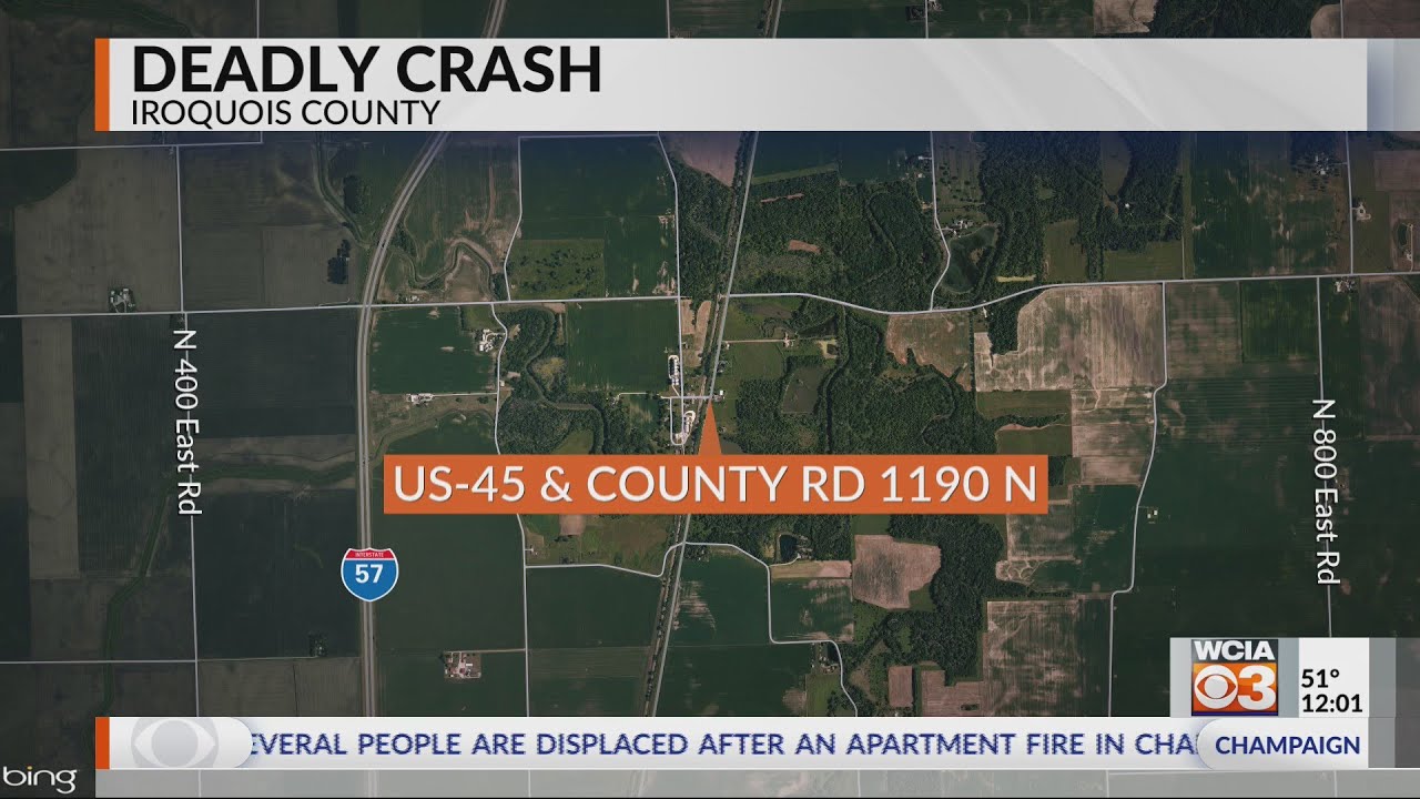 Police pursuit ends in deadly crash in Iroquois County - YouTube