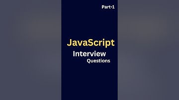 JavaScript interview questions || part -1 || #javascript  #coding #interview