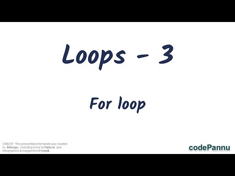 L2 - Wk 4 - V13 - How 'for loop' works | For loop introduction | Python for school students