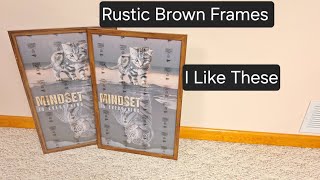 REVIEW of This 16x24 Picture Frame in Rustic Brown