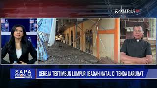 Gereja Tertimbun Lumpur, Jemaat GKPI Hutanabolon Tapteng Rayakan Natal di Tenda Darurat