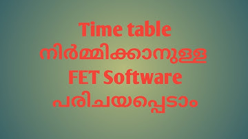 Timetable construction in ubuntu  - introduction