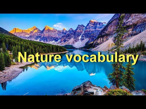 Nature vocabulary in English. Слова по теме" Природа" на английском языке