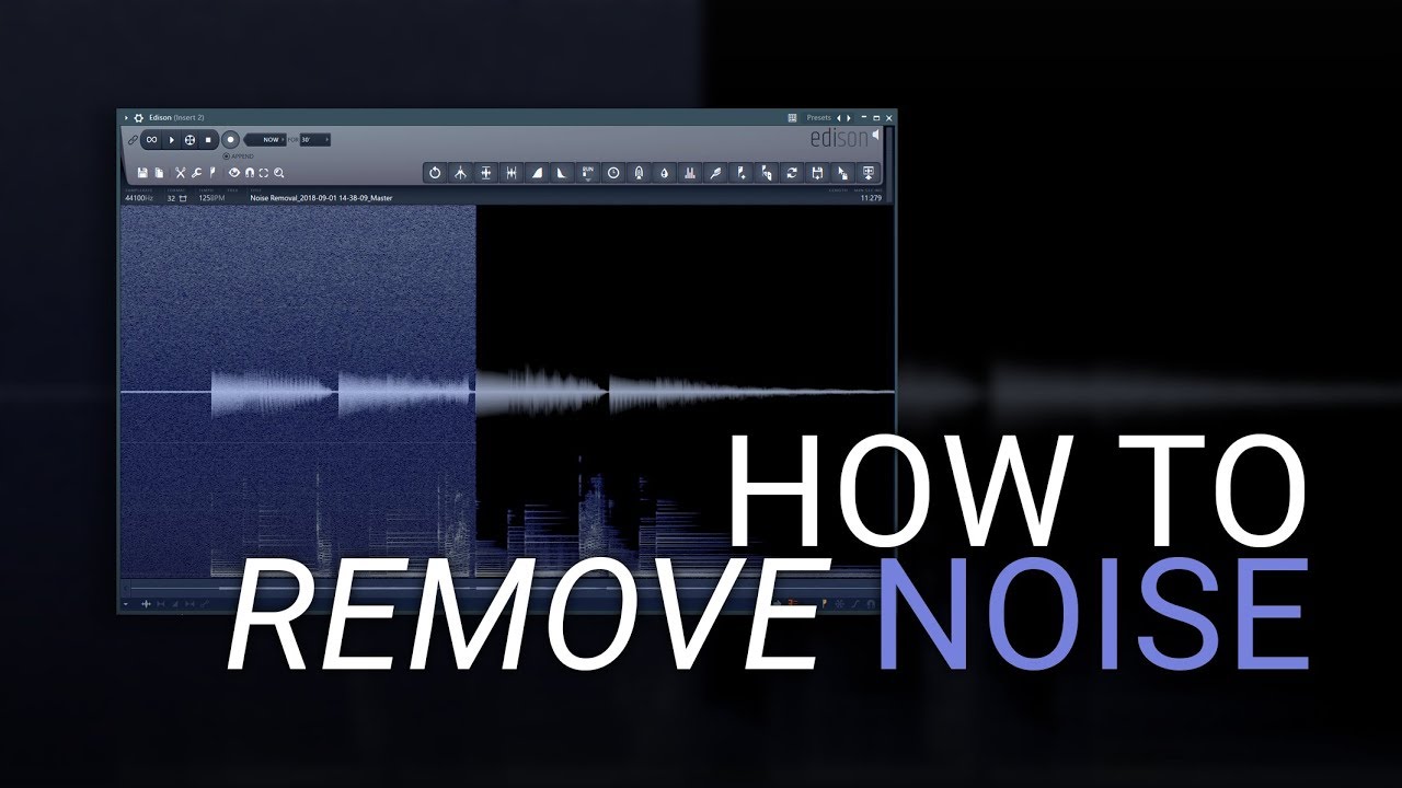 how to remove hissing sound from recording