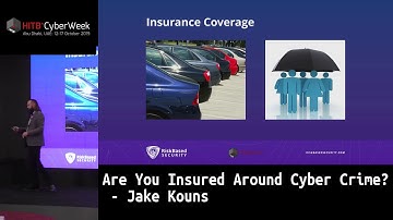 #HITBCyberWeek #CommSec HIGHLIGHT - Are You Insured Around Cyber Crime? - Jake Kouns