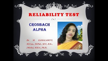 How to do Reliability Test using SPSS - Tamil
