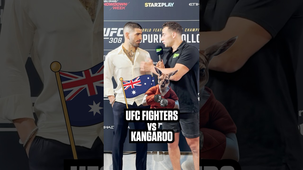 UFC Fighters vs Kangaroo | Who You Got? 